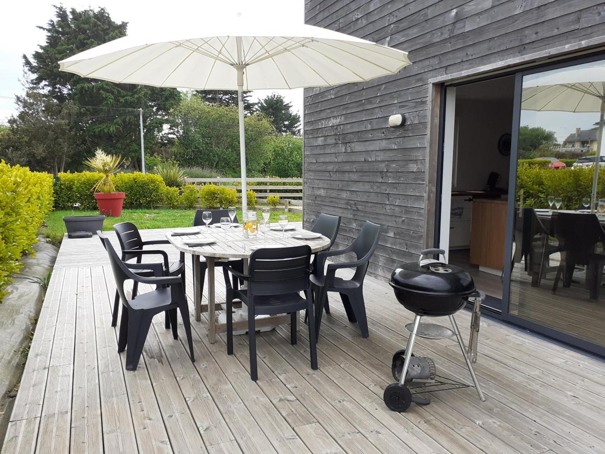 Roscaroc Enez Hir - Charmant T4 Proche Plage Ploudalmézeau Exterior foto